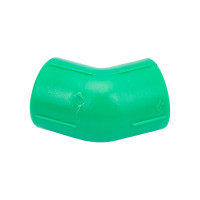 Уголок Blue Ocean 45 градусов, 20, полипропиленовый, зеленый PPRF/45E G -20