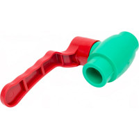 Шаровой кран Blue Ocean ГВС, рычаг, 20, полипропиленовый, зеленый PPRF/BV/PPR/HW G -1 -20