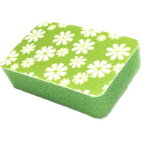 Двухслойная губка для посуды EUROHOUSE с принтом 14002