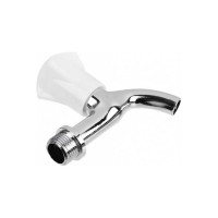 Водоразборный кран FRESSO короткий излив, ручка пластик, 1/2", цинк 554-088