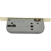 Врезной замок с ручками Аллюр 132/3 GP латунь 5962