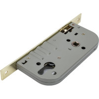 Врезной замок с ручками Аллюр 132/3 GP латунь 5962