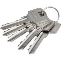 Врезной замок с ручками Аллюр 132/3 GP латунь 5962