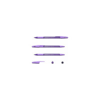 Шариковая ручка ErichKrause R-301 Violet Stick Grip 0.7, фиолетовый 44595