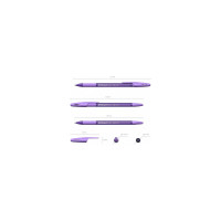 Шариковая ручка ErichKrause R-301 Violet Stick Grip 0.7, фиолетовый 44595