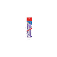 Шариковая ручка ErichKrause R-301 Violet Stick Grip 0.7, фиолетовый 44595