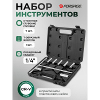 Набор инструментов Forsage с Т-образным воротком,9 пр.  F-2095 /набор/(47349)