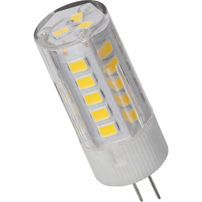 Светодиодная лампа TDM ELECTRIC G4-3 Вт-AC/DC 12 В-3000 К, SMD, 16x43 мм SQ0340-0093