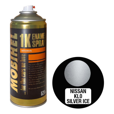 Краска MOBIHEL NISSAN KL0 SILVER ICE, металлик, аэрозоль, 520 мл 47086602А