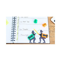 Текстовыделители Edding MINI, клиновидный наконечник, 1-3 мм, 5 шт, ассорти, блистер E-7#5S#B
