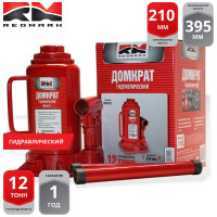 Гидравлический домкрат REDMARK 12 т, высота мин/макс 210/395 мм RM20212