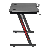 Компьютерный стол BRADEX Epic glow 120x60x75 см, с LED подсветкой FR 0684