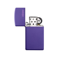 Зажигалка Zippo Slim с покрытием Purple Matte, 29x10x60 мм 1637ZL
