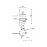 Смеситель RavSlezak X184T