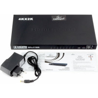 Разветвитель Cablexpert HD19F/8x19F 1 компьютер, 8 мониторов Full-HD 3D 1.4v DSP-8PH4-03