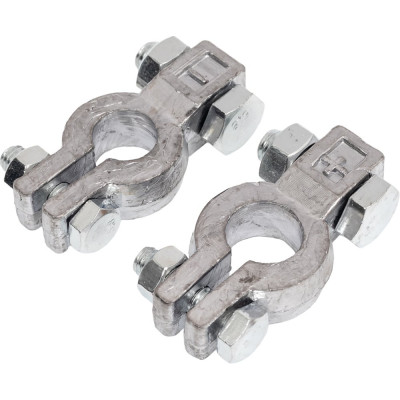 Универсальные усиленные клеммы АКБ ДАЛИ-авто свинцовые, болт сбоку DA-02530