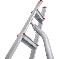 Алюминиевая садовая стремянка Новая Высота NV 3191, 10 ступеней, 80 мм 3191110