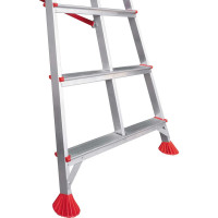 Алюминиевая садовая стремянка Новая Высота NV 3191, 10 ступеней, 80 мм 3191110