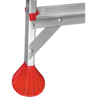 Алюминиевая садовая стремянка Новая Высота NV 3191, 10 ступеней, 80 мм 3191110