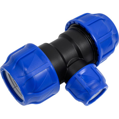 Компрессионный переходной тройник VALFEX ПНД, 63-40-63 1210012634063