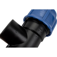 Компрессионный переходной тройник VALFEX ПНД, с внутренней резьбой, 40-1"-40 1210014010040