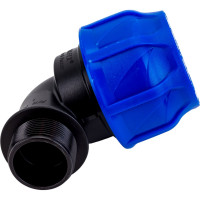 Компрессионный отвод VALFEX ПНД, с наружной резьбой, 63x1 1/2" 1210012463112