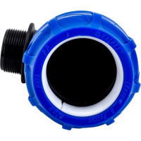 Компрессионный отвод VALFEX ПНД, с наружной резьбой, 63x1 1/2" 1210012463112