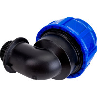 Компрессионный отвод VALFEX ПНД, с наружной резьбой, 63x1 1/4" 1210012463114