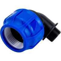 Компрессионный отвод VALFEX ПНД, с наружной резьбой, 63x1 1/4" 1210012463114