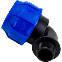 Компрессионный отвод VALFEX ПНД, с наружной резьбой, 63x1 1/4" 1210012463114