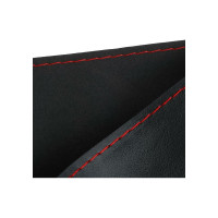 Сшивной чехол на руль TORSO 38 см, искусственная кожа, красный 1822695