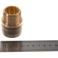 Удлинитель Viega, НВ, 1"х30 мм бронза 357191