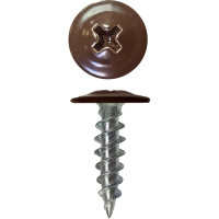 Саморез Daxmer ПШ 4,2x19 с прессшайбой острый RAL 8017 1000 шт. 00000308144