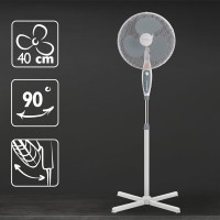 Напольный вентилятор SCARLETT 16", серый, с таймером SC-SF111B24