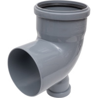 Универсальный отвод VALFEX 110/50x87.5, фронт-тыл, внутренняя канализация 23124150