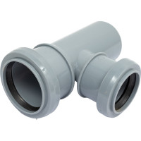 Тройник VALFEX 87.5 градусов, 50-40, внутренняя канализация 24050040