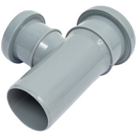 Тройник VALFEX 87.5 градусов, 50-40, внутренняя канализация 24050040