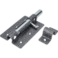 Дверная задвижка РемоКолор (с полимерным покрытием; цилиндрический движок; 145 мм) 70-0-148