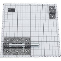 Дверная задвижка РемоКолор (с полимерным покрытием; цилиндрический движок; 145 мм) 70-0-148