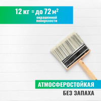 Резиновая краска PROSEPT SuperRubber (белый Ral 9003; 12 кг) 069-12