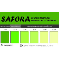 Колеровочная паста SAFORA салатный 100 мл 17