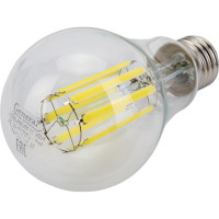 Светодиодная лампа General Lighting Systems Филамент прозрачный E27 25Вт 2450Лм 6500К Холодный белый свет Груша GLDEN-A65S-25ВТ-230-E27-6500 661006