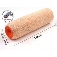 Малярный валик Rollingdog Super-Micro 230 мм, микрофибра, ворс 9,5 мм, под бюгель 8 мм, 00242