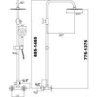 Душевая стойка Fmark FS8435H 23748