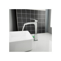 Смеситель для умывальника Gappo 35к G1007-11 высокий, литой, п/гайку, хром 544175