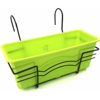 Корзина-крепление для балконного ящика 40 см, 2 шт. + керамзит 5-10, 2л Удачный Сезон 10001-2