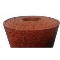 Покрытие из резиновой крошки ООО Амортекс 1500x6000x10 мм цвет красный 0046