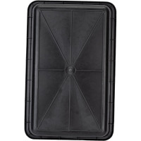 Емкость Тара.ру 65 л, строительная, прямоугольная, без крышки, цв. чёрный 26232