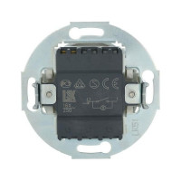 1-клавишный выключатель LK Studio с индикатором, схема 1L, 16А, 250В, белый, LK Vintage 880204-1