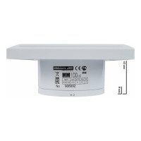 Вентилятор для ванной MMOTORS JSC мм 100 квадратный, белый, (с обратным клапаном) 1047